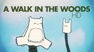 A Walk In The Woods  Animated Short  MrWeebl [upl. by Haidedej636]