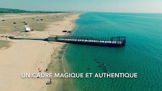 Aquabike en mer à La Palme  Leucate  dans lAude  une expérience  Mobile video [upl. by Notyalk]