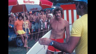 Rare Footage of Michael Peterson Winning the 1977 Stubbies at Burleigh [upl. by Isej]