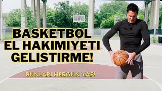 Tek Elle Basketbol Topu Tutmak Egzersizleri  Basketbol Egitim [upl. by Idnarb]