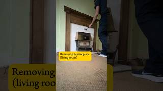 Removing gas fireplace living room [upl. by Tristram730]