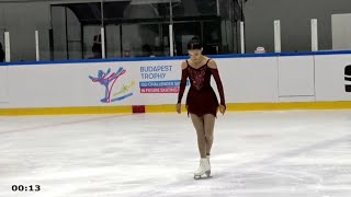 Madeline Schizas  Budapest Trophy 2024 FS【Danse Macabre】 [upl. by Aisylla]