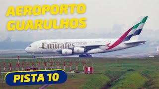 SBGR LIVE 10  Câmera AO VIVO 24H do Aeroporto Internacional de Guarulhos  GRU Airport  Com Fonia [upl. by Emera]