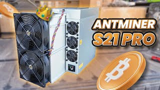 Bitmain Antminer S21 Pro Review and Bitcoin Mining Profitability [upl. by Bloch]