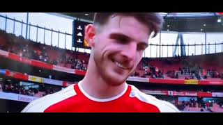 Declan Rice Post Match Interview Arsenal vs Bournemouth 30 [upl. by Desireah]