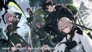 owari no seraph dub out of context [upl. by Leisha]