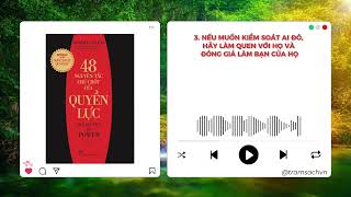 Tóm tắt sách 48 Nguyên Tắc Chủ Chốt Của Quyền Lực  Robert Greene  tramsachvn [upl. by Baniez]