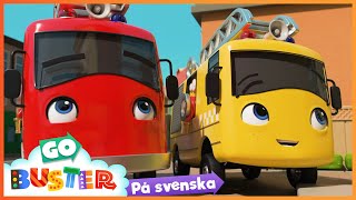 Buster och brandbilen  Go Buster Svenska  tecknade filmer för barn [upl. by Olinde777]