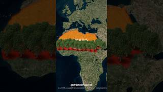 The Great Green Wall to stop Sahara Desert shorts [upl. by Coryden]