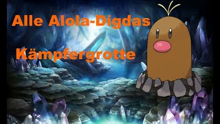 Pokémon Schwert Alle 7 AlolaDigda Locations in der Kämpfergrotte [upl. by Ker]