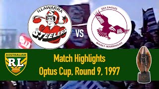 Illawarra Steelers vs ManlyWarringah Sea Eagles  1997 Round 9  HIGHLIGHTS [upl. by Enaywd10]