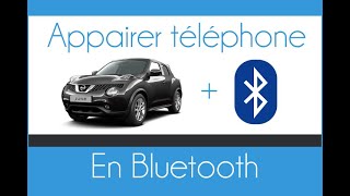 Nissan Juke  comment connecterdéconnecter son téléphone en Bluetooth [upl. by Belak]