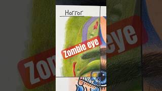 Drawing a zombie eye 👁️… zombiesurvival art horrorstories drawingstyles artshorts [upl. by Sedlik]