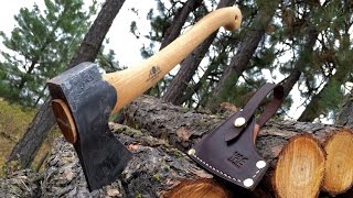 Gransfors Bruk Small Forest Axe  Review  Sheath [upl. by Leahcimnoj]