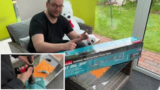 Makita DUX60 AkkuMultifunktionsAntrieb Gartengerät 2x18V o Akku Ladegerät Unboxing amp Anleitung [upl. by Ahsram]