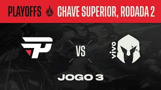 CBLOL 2024 1ª Etapa  Playoffs  Vivo Keyd Stars x paiN Gaming Jogo 3 [upl. by Earb658]