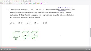 SoA Exam P Probability S3E7 Problema de 3 cajas [upl. by Hgielrac]