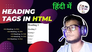 Heading tag in html hindi mai techsakir13 [upl. by Earas]