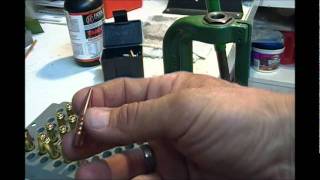 RELOADING BASICS 308 WITH NEW BRASSwmv [upl. by Newel621]