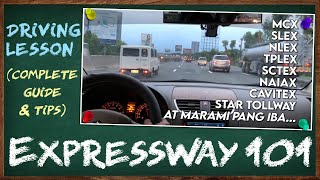 Paano Magdrive sa mga Expressway ng Pilipinas  Expressway Driving 101 [upl. by Adamski]