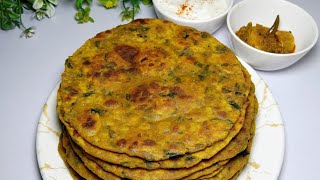 Moong dal meethi ka parathabreakfast ho ya baccho ka tiffin box banao ye healthy paratha [upl. by Duomham]