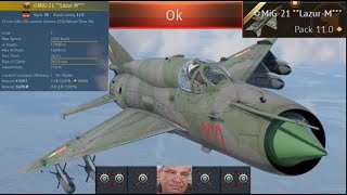 New Premium quotMIG21 LazurMquot in War Thunder this is 70 [upl. by Giordano]