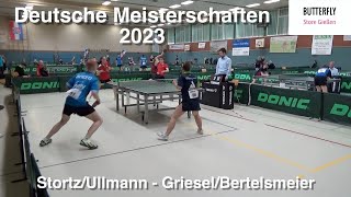 StortzUllmann  GrieselBertelsmeier  Deutsche Meisterschaften U19 2023  Highlights [upl. by Drannel125]