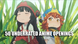 50 Underrated Anime Openings [upl. by Jamill]