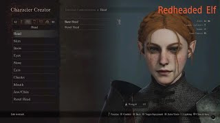 Dragons Dogma 2  Redhead Elf [upl. by Aekahs]