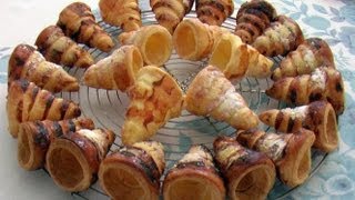 Recette des Cornettos ou Cornets Feuilletés par Mamy Monica [upl. by Abercromby212]