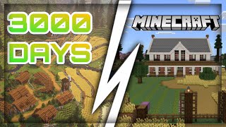 I spent 3000 days in minecraft… [upl. by Ahsemaj]