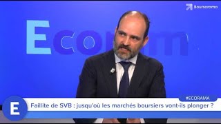 Faillite de SVB  jusquoù les marchés boursiers vontils plonger [upl. by Jay781]