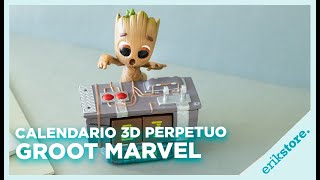 CALENDARIO PERPETUO 3D GROOT  Erikstore groot marvel [upl. by Keeryt588]