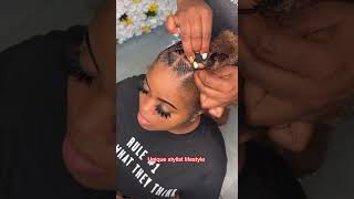 nice hair style hairstyles braids hairstyle haircare braidedhairstyles stitchbraids [upl. by Jemma]