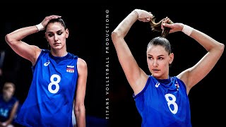 Legend Russian Volleyball Talented and Beautiful  Nataliya Goncharova  VNL 2021 [upl. by Snej]