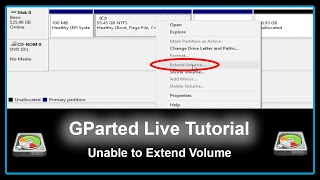 GParted Live Tutorial  Extend Your Drive in Windows [upl. by Grover]