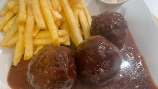 احلى و الذ وصفة بلجيكية لبوليط ليجواز 🧆 محمرين و معسلين سيشهيو 👌👍 les boulettes Liégeoise [upl. by Mathia]