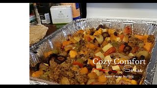 Cozy Comfort Food  sweet potato stuffing [upl. by Cottrell112]