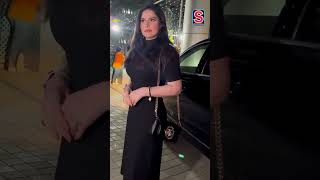 Slaying The Spotlight Zareen Khan Mesmerizes In A Chic Black Ensemble  Bollywood  shorts  N18S [upl. by Bergeman]