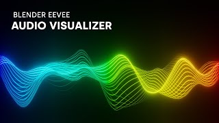 Create A Beautiful Audio Visualizer With Eevee in Blender 290 Blender Tutorial [upl. by Anaitsirc]