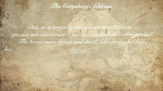 The Gettysburg Address [upl. by Phelgen]