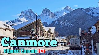 Canmore Alberta Canada  Canmore in winter canada alberta canmore [upl. by Sianna]