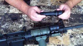 Tactical Flashlight Review UTG [upl. by Auqenet343]