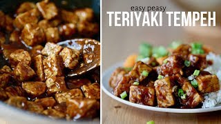 Insanely Easy Teriyaki Tempeh Recipe packed with protein amp flavor [upl. by Bogusz]