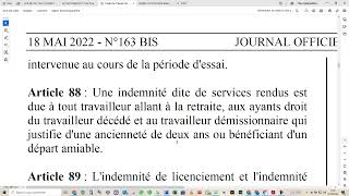 Solde de Tout Compte pour un Contrat à Durée Indéterminée CDI au Gabon [upl. by Lehcear]