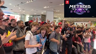 NINTENDO NYC METROID PRIME 4 TRAILER LIVE REACTION 06182024 [upl. by Egiedan]