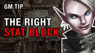 Choosing the Right 5e Stat Block [upl. by Ainyt128]