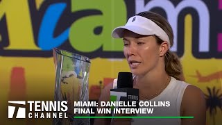 Danielle Collins Talks About What Her Miami Open Title Means  Miami Open Final [upl. by Gaskin372]