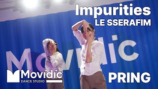 Impurities  LE SSERAFIM르세라핌  VOGUING  PRING  의정부 모비딕 댄스 학원 [upl. by Sholes]