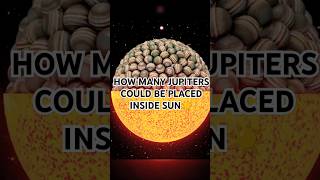 How Many JUPITERS Could Be FITTED Within The SUN [upl. by Jermaine]